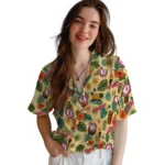 Alabama Crimson Tide Hawaiian Shirt – Customized Cream