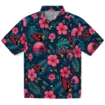 Arizona Cardinals Hawaiian Shirt - Customized Red Blue 1 Arizona Cardinals Hawaiian Shirt – Customized Red Blue