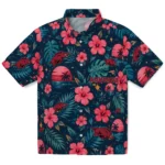 Arkansas Razorbacks Hawaiian Shirt - Customized Red Blue 1 Arkansas Razorbacks Hawaiian Shirt – Customized Red Blue