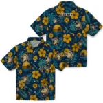 Army Black Knights Hawaiian Shirt – Personalized Gold Blue