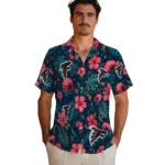 Atlanta Falcons Hawaiian Shirt – Personalized Red Blue