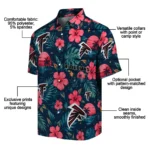 Atlanta Falcons Hawaiian Shirt – Personalized Red Blue