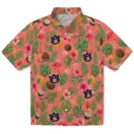 Auburn Tigers Hawaiian Shirt - Custom Coral Pink 1 Auburn Tigers Hawaiian Shirt – Custom Coral Pink