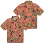 Auburn Tigers Hawaiian Shirt – Custom Coral Pink