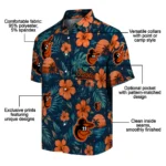 Baltimore Orioles Hawaiian Shirt – Custom Orange Blue