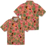 Baltimore Orioles Hawaiian Shirt – Customized Coral Pink
