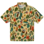 Baltimore Ravens Hawaiian Shirt - Customized Cream 1 Baltimore Ravens Hawaiian Shirt – Customized Cream