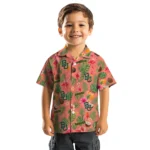 Baylor Bears Hawaiian Shirt – Customized Coral Pink