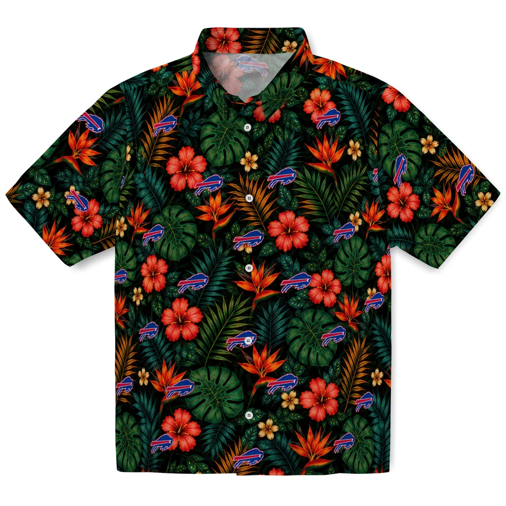 Buffalo Bills Hawaiian Shirt - Customized Dark Green