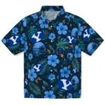 BYU Cougars Hawaiian Shirt - Personalized Blue 1 BYU Cougars Hawaiian Shirt – Personalized Blue
