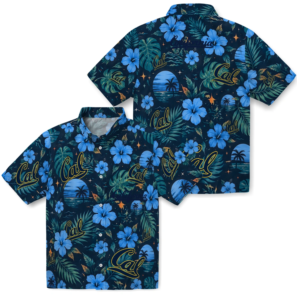 California Golden Bears Hawaiian Shirt - Custom Blue California Golden Bears Hawaiian Shirt - Custom Blue