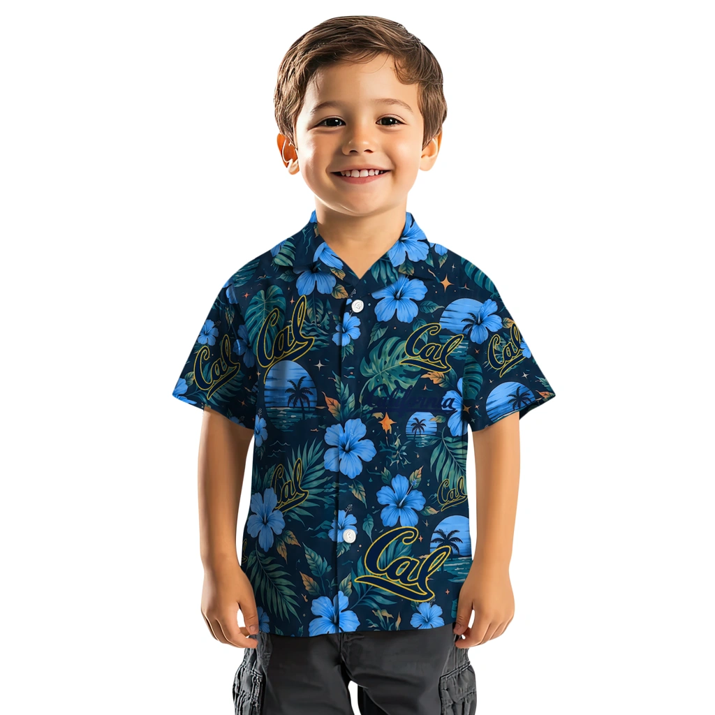 California Golden Bears Hawaiian Shirt - Custom Blue California Golden Bears Hawaiian Shirt - Custom Blue