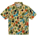 Carolina Panthers Hawaiian Shirt - Custom Cream 1 Carolina Panthers Hawaiian Shirt – Custom Cream