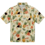 Carolina Panthers Hawaiian Shirt - Customized Cream 1 Carolina Panthers Hawaiian Shirt – Customized Cream