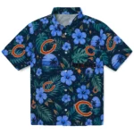 Chicago Bears Hawaiian Shirt - Custom Blue 1 Chicago Bears Hawaiian Shirt – Custom Blue