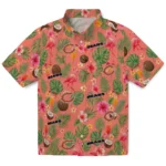 Chicago Bears Hawaiian Shirt – Customized Coral Pink