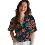 Cincinnati Bengals Hawaiian Shirt – Customized Orange Blue