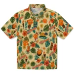 Clemson Tigers Hawaiian Shirt - Custom Cream 1 Clemson Tigers Hawaiian Shirt – Custom Cream