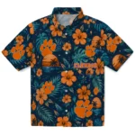Clemson Tigers Hawaiian Shirt - Personalized Orange Blue 1 Clemson Tigers Hawaiian Shirt – Personalized Orange Blue