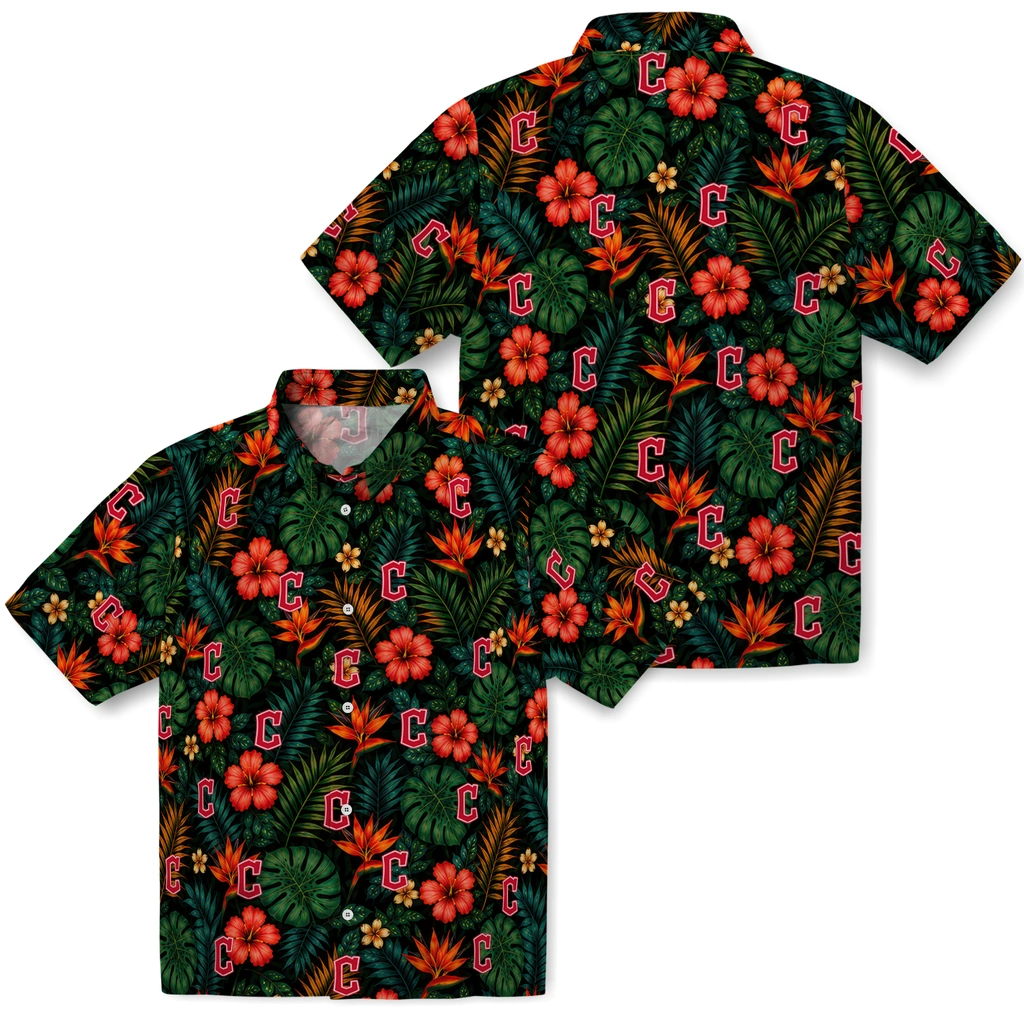 Cleveland Guardians Hawaiian Shirt - Personalized Dark Green Cleveland Guardians Hawaiian Shirt - Personalized Dark Green