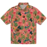 Coastal Carolina Chanticleers Hawaiian Shirt - Customized Coral Pink 1 Coastal Carolina Chanticleers Hawaiian Shirt – Customized Coral Pink