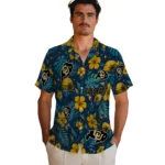 Colorado Buffaloes Hawaiian Shirt – Personalized Gold Blue