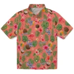 Colorado Rockies Hawaiian Shirt – Customized Coral Pink