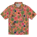 Dallas Cowboys Hawaiian Shirt – Customized Coral Pink
