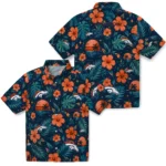 Denver Broncos Hawaiian Shirt – Customized Orange Blue