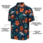 Denver Broncos Hawaiian Shirt – Customized Orange Blue