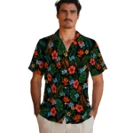 Detroit Lions Hawaiian Shirt – Personalized Dark Green