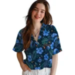 Detroit Tigers Hawaiian Shirt – Customized Navy Blue