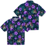 East Carolina Pirates Hawaiian Shirt – Personalized Purple Blue