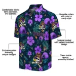East Carolina Pirates Hawaiian Shirt – Personalized Purple Blue