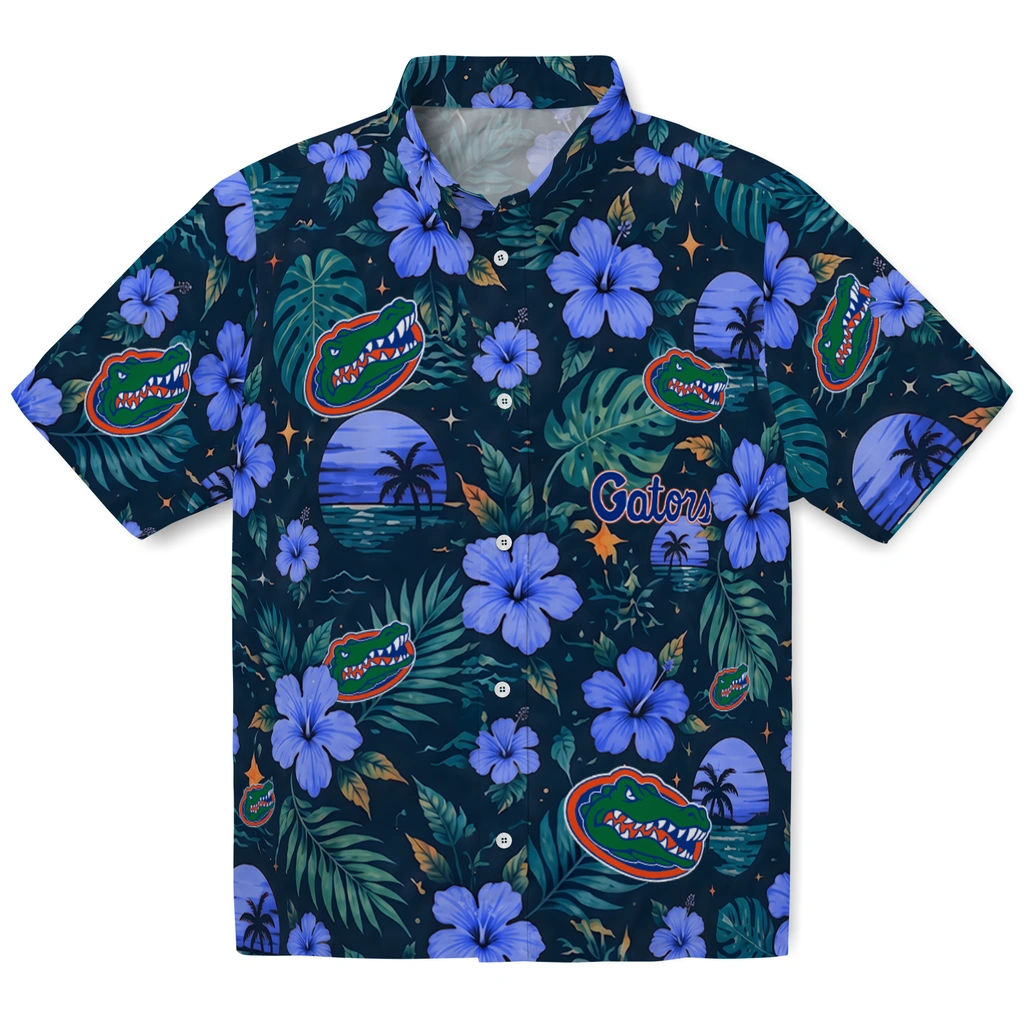 Florida Gators Hawaiian Shirt - Customized Blue