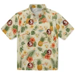 Florida State Seminoles Hawaiian Shirt – Customized Cream