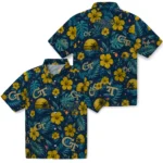 Georgia Tech Yellow Jackets Hawaiian Shirt – Customized Gold Blue