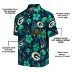 Green Bay Packers Hawaiian Shirt – Custom Green Blue
