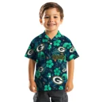 Green Bay Packers Hawaiian Shirt – Custom Green Blue