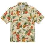 Illinois Fighting Illini Hawaiian Shirt – Custom Cream