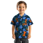 Illinois Fighting Illini Hawaiian Shirt – Customized Blue