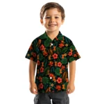 Illinois Fighting Illini Hawaiian Shirt – Customized Dark Green