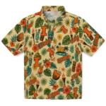 Illinois Fighting Illini Hawaiian Shirt – Personalized Cream