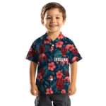 Indiana Hoosiers Hawaiian Shirt – Custom Red Blue