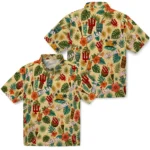 Indiana Hoosiers Hawaiian Shirt – Customized Cream