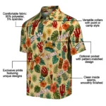 Indiana Hoosiers Hawaiian Shirt – Customized Cream