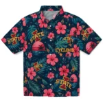 Iowa State Cyclones Hawaiian Shirt - Customized Red Blue 1 Iowa State Cyclones Hawaiian Shirt – Customized Red Blue