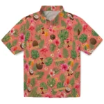 Iowa State Cyclones Hawaiian Shirt - Personalized Coral Pink 1 Iowa State Cyclones Hawaiian Shirt – Personalized Coral Pink