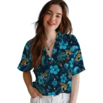 Jacksonville Jaguars Hawaiian Shirt – Custom Teal Blue
