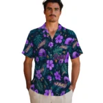 James Madison Dukes Hawaiian Shirt – Personalized Purple Blue